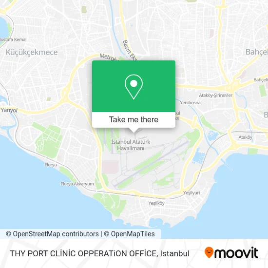 THY PORT CLİNİC OPPERATiON OFFİCE map