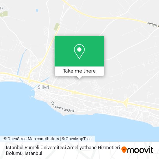 İstanbul Rumeli Üniversitesi Ameliyathane Hizmetleri Bölümü map