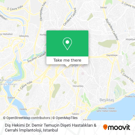 Diş Hekimi Dr. Demir Temuçin Dişeti Hastalıkları & Cerrahi İmplantoloji map
