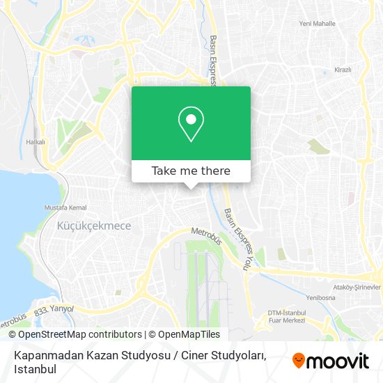 Kapanmadan Kazan Studyosu / Ciner Studyoları map