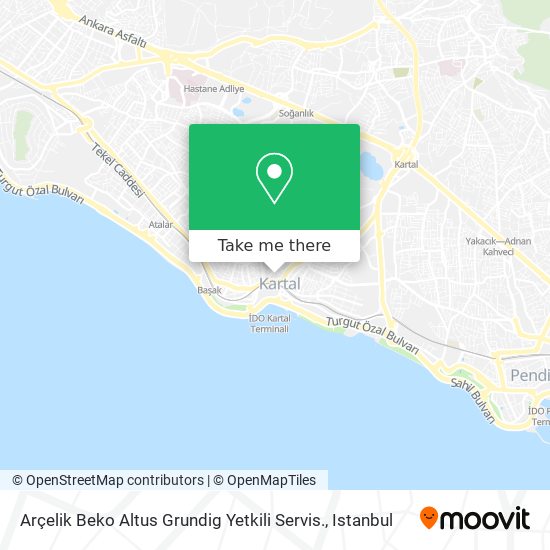 Arçelik Beko Altus Grundig Yetkili Servis. map