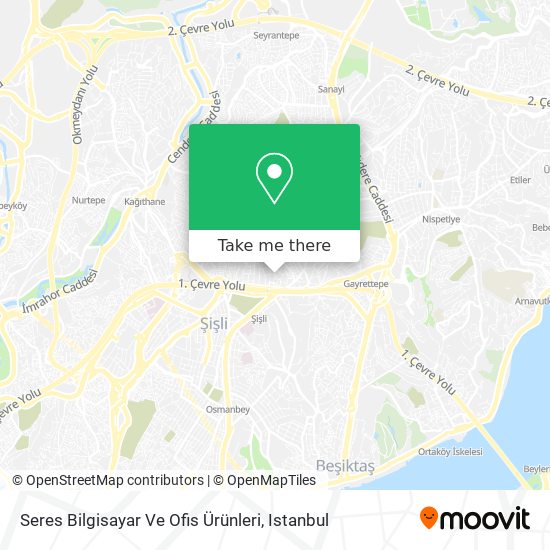 Seres Bilgisayar Ve Ofis Ürünleri map