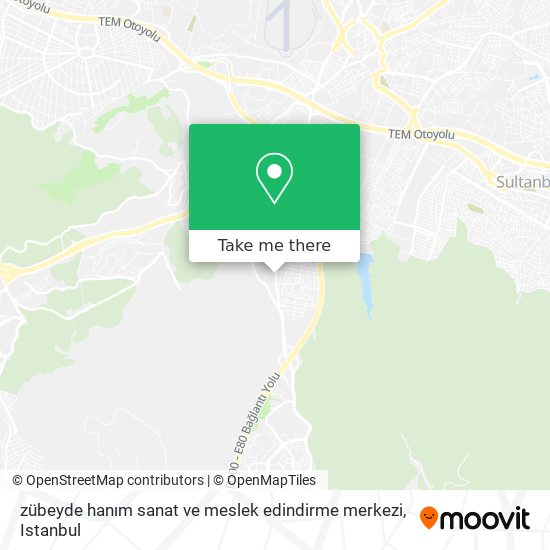 zübeyde hanım sanat ve meslek edindirme merkezi map