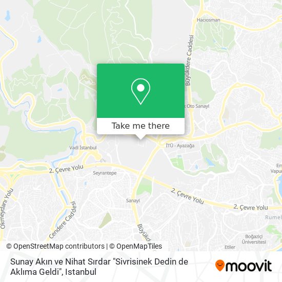 Sunay Akın ve Nihat Sırdar "Sivrisinek Dedin de Aklıma Geldi" map