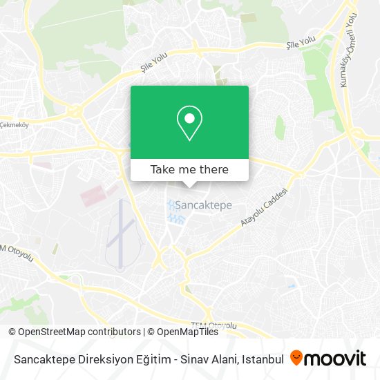 Sancaktepe Di̇reksi̇yon Eği̇ti̇m - Si̇nav Alani̇ map
