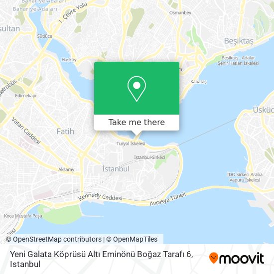 Yeni Galata Köprüsü Altı Eminönü Boğaz Tarafı 6 map