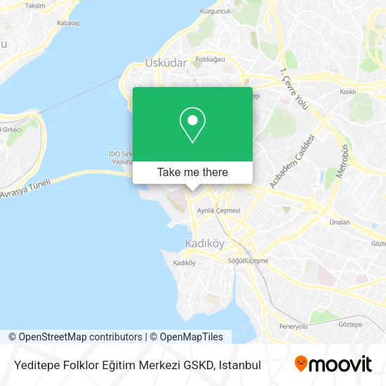 Yeditepe Folklor Eğitim Merkezi GSKD map