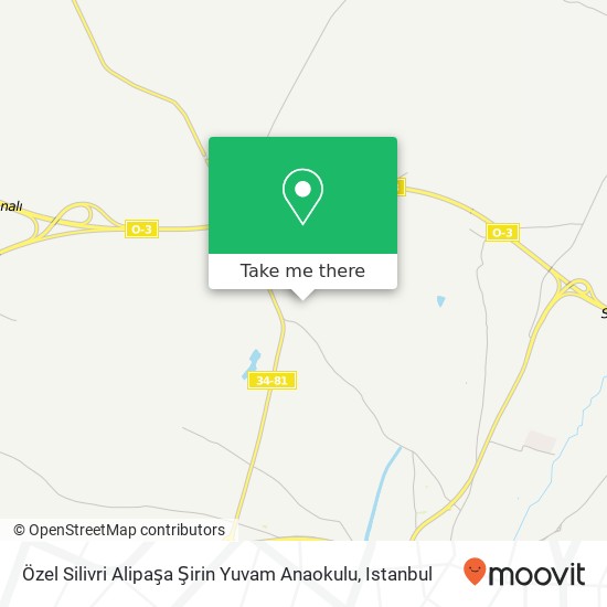 Özel Silivri Alipaşa Şirin Yuvam Anaokulu map