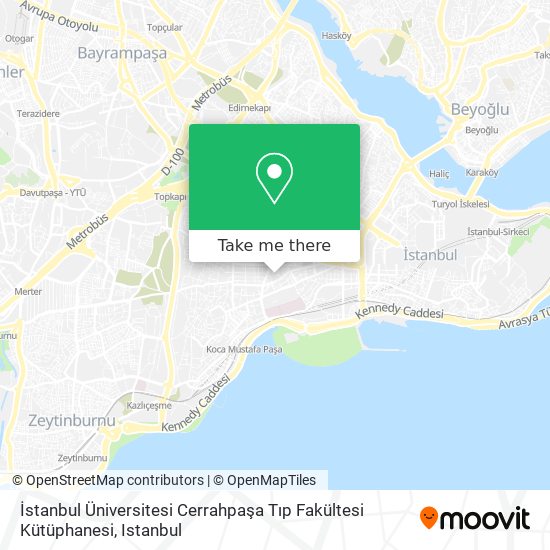 İstanbul Üniversitesi Cerrahpaşa Tıp Fakültesi Kütüphanesi map