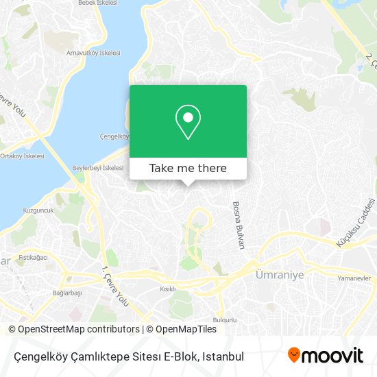 Çengelköy Çamlıktepe Sitesı E-Blok map