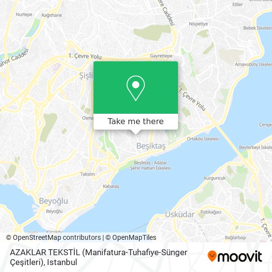 AZAKLAR TEKSTİL  (Manifatura-Tuhafiye-Sünger Çeşitleri) map