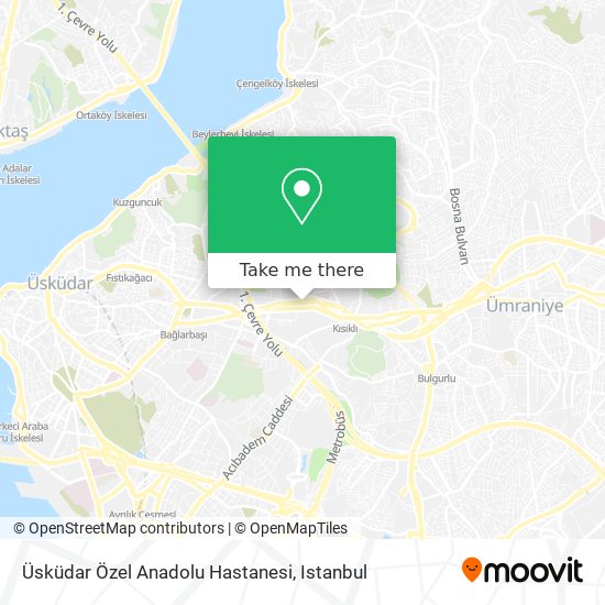 Üsküdar Özel  Anadolu Hastanesi map