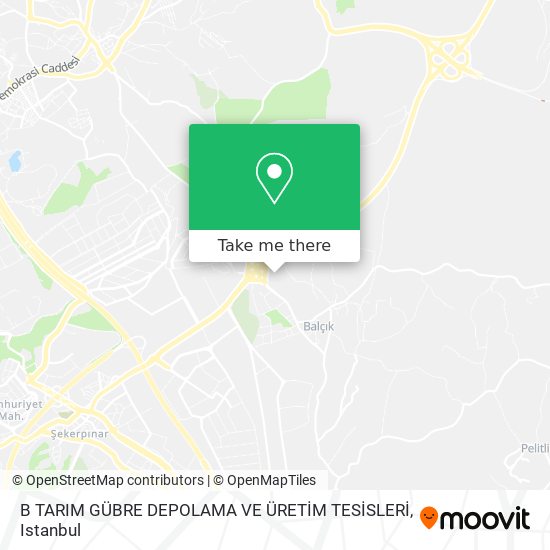 B TARIM GÜBRE DEPOLAMA VE ÜRETİM TESİSLERİ map