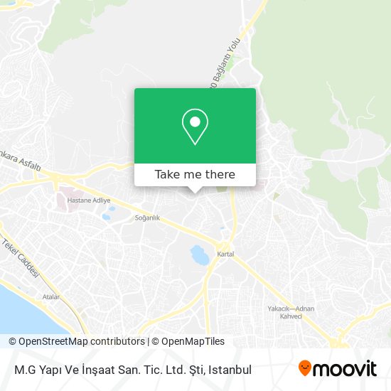 M.G Yapı Ve İnşaat San. Tic. Ltd. Şti map