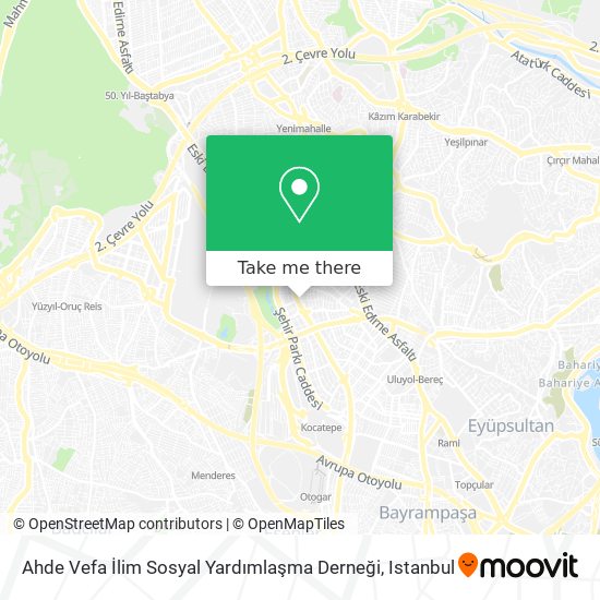 Ahde Vefa İlim Sosyal Yardımlaşma Derneği map