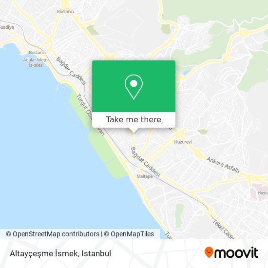 Altayçeşme İsmek map