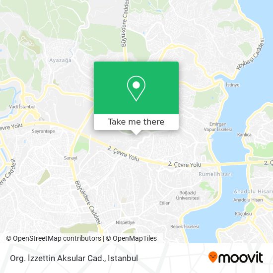 Org. İzzettin Aksular Cad. map