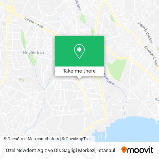 Ozel Newdent Agiz ve Dis Sagligi Merkezi map