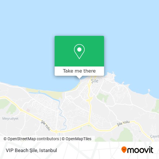 VIP Beach Şile map