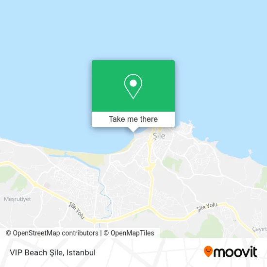 VIP Beach Şile map