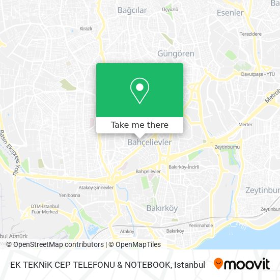 EK TEKNiK CEP TELEFONU & NOTEBOOK map