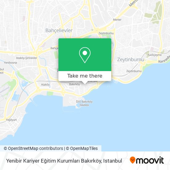 Yenibir Kariyer Eğitim Kurumları Bakırköy map