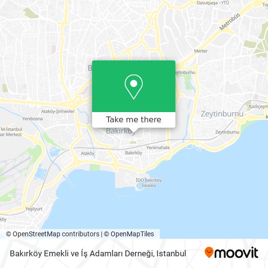 Bakırköy Emekli ve Íş Adamları Derneği map