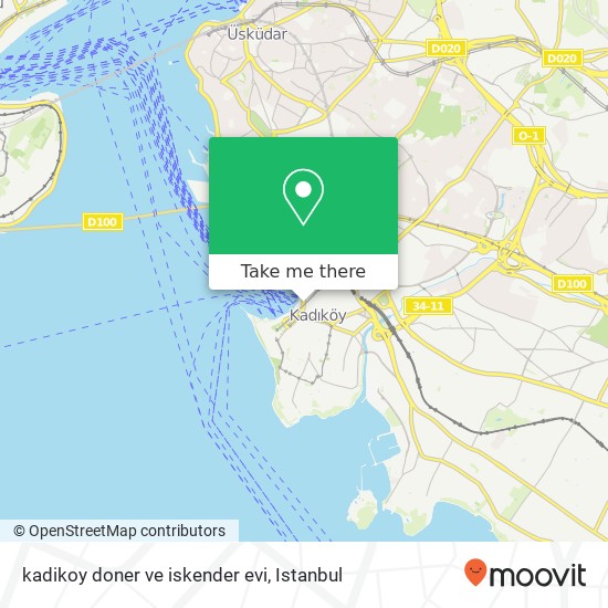 kadikoy doner ve iskender evi map