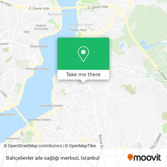 Bahçelievler aile sağlığı merkezi map