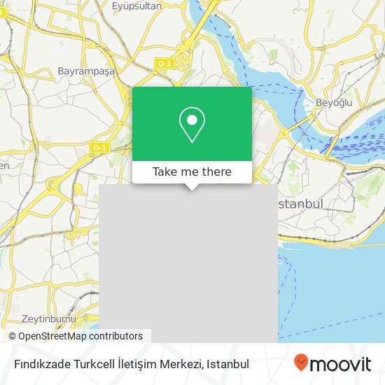 Fındıkzade Turkcell İletişim Merkezi map