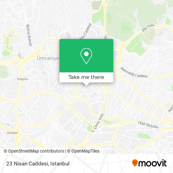 23 Nisan Caddesi map