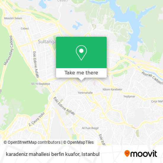 karadeniz mahallesi berfin kuafor map