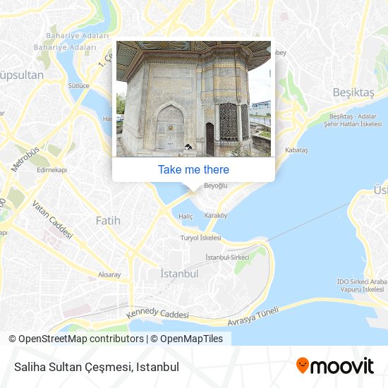 Saliha Sultan Çeşmesi map
