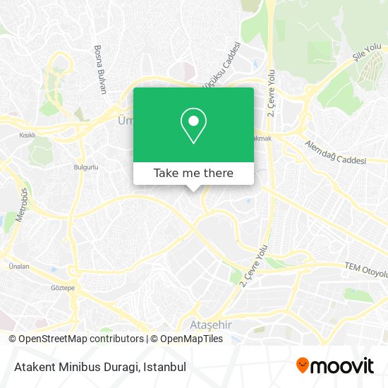 Atakent Minibus Duragi map