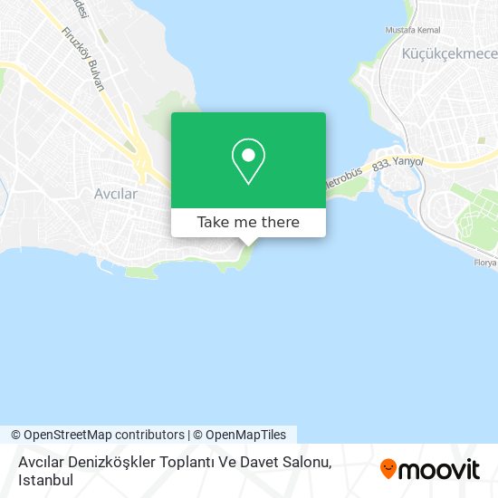 Avcılar Denizköşkler Toplantı Ve Davet Salonu map