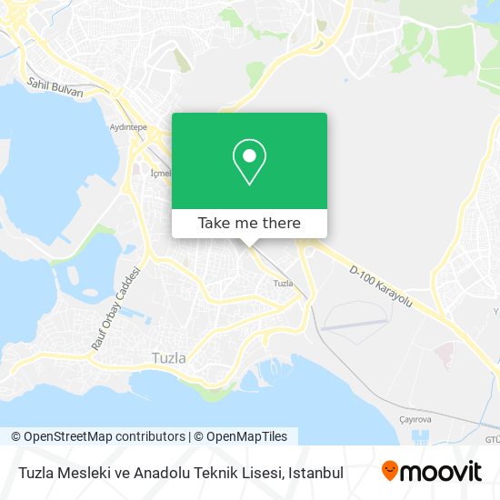 Tuzla Mesleki ve Anadolu Teknik Lisesi map