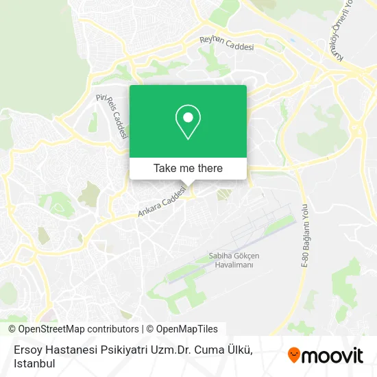 Ersoy Hastanesi Psikiyatri Uzm.Dr. Cuma Ülkü map