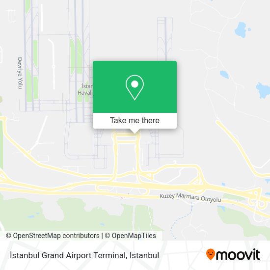 İstanbul Grand Airport Terminal map