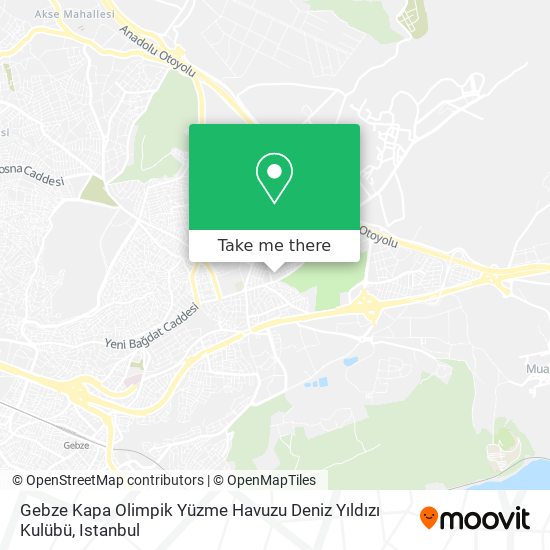 Gebze Kapa Olimpik Yüzme Havuzu Deniz Yıldızı Kulübü map