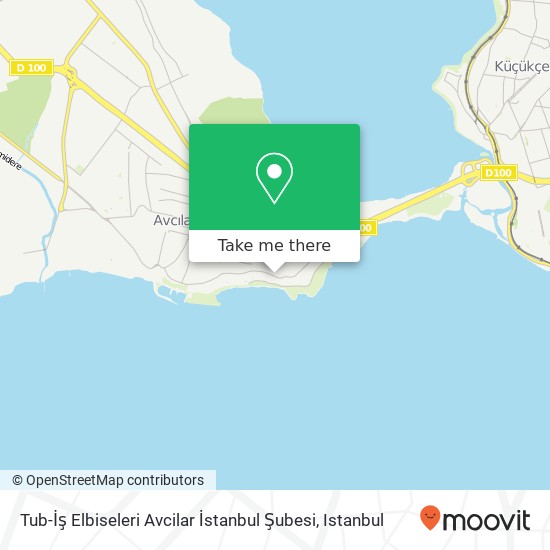 Tub-İş Elbiseleri Avcilar İstanbul Şubesi map