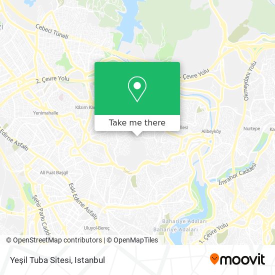Yeşil Tuba Sitesi map