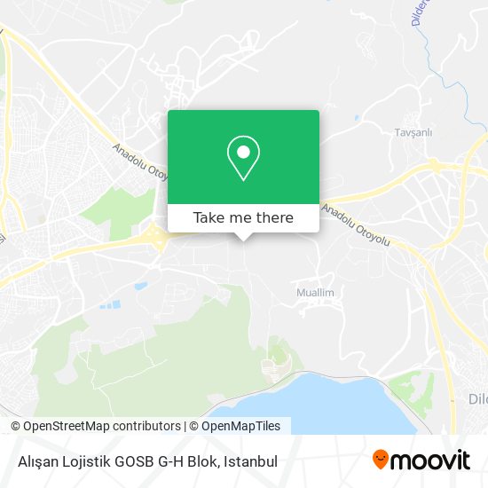 Alışan Lojistik GOSB G-H Blok map