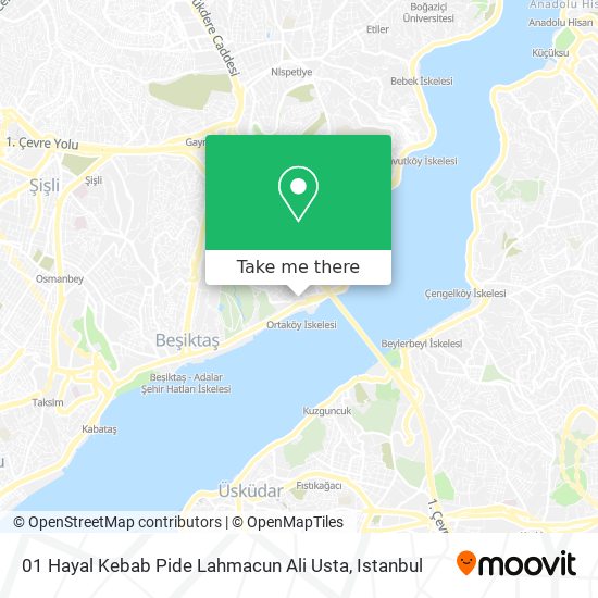 01 Hayal Kebab Pide Lahmacun Ali Usta map