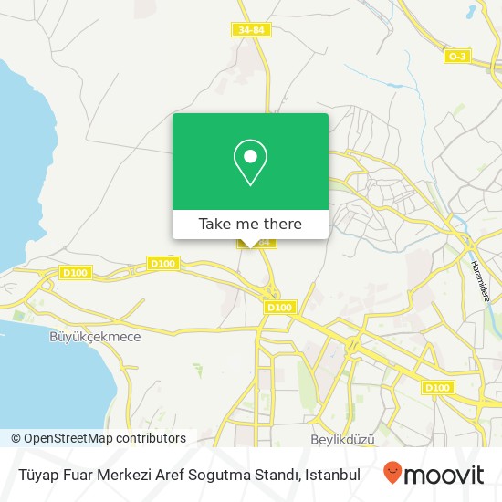 Tüyap Fuar Merkezi Aref Sogutma Standı map