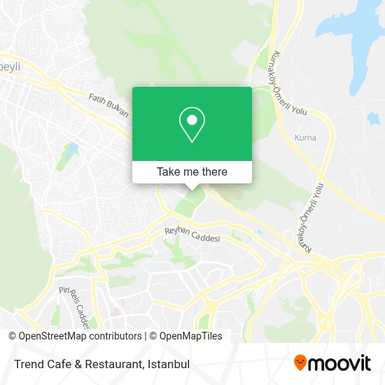 Trend Cafe & Restaurant map