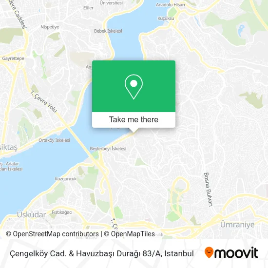 Çengelköy Cad. & Havuzbaşı Durağı 83 / A map