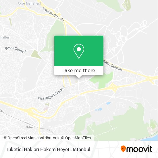 Tüketici Hakları Hakem Heyeti map