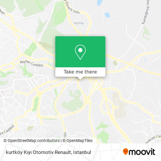 kurtköy Kıyı Otomotiv Renault map