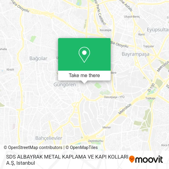 SDS ALBAYRAK METAL KAPLAMA VE KAPI KOLLARI A.Ş map