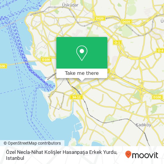 Özel Necla-Nihat Kolişler Hasanpaşa Erkek Yurdu map